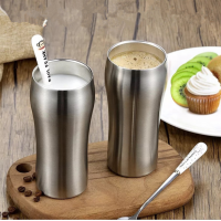 SS304 vacuum double-layer beer cup manufacturer directly supplies stainless steel thermos cup gift customized car water cup