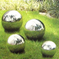 Stainless Steel Big Square/Garden Sphere Ball  Size customizable