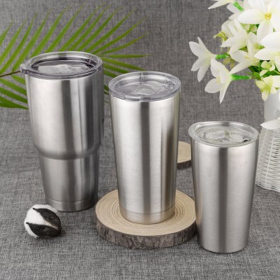 16OZ 20OZ 30OZ Painting Stainless Steel Double Walled Insulated Coffee Mug With Lids Stainless Steel Tumbler